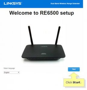 Linksys AC1200 Max Wi-Fi Range Extender, RE6500